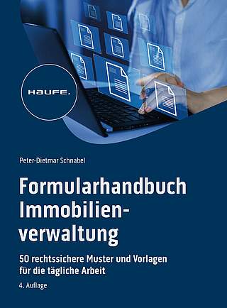 Produktabbildung Formularhandbuch Immobilienverwaltung
                            